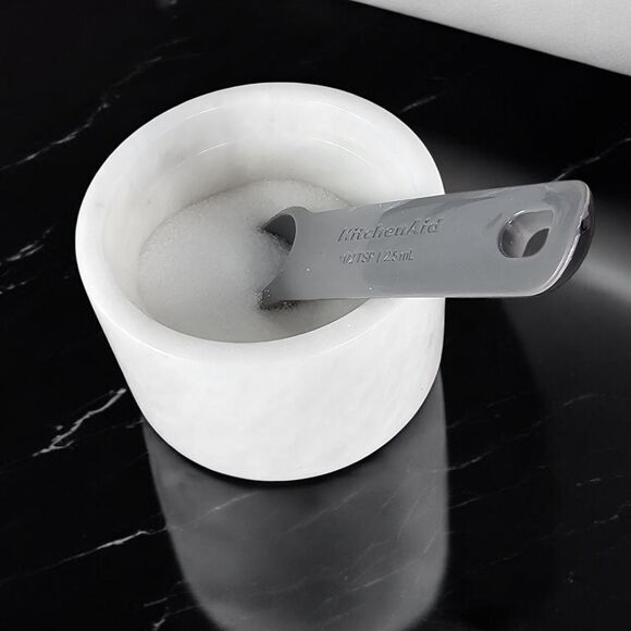 Marble Salt Cellar, Pinch Bowl, Kitchen Pinch Pot, Salt & Pepper Cellars, New - Picture 7 of 10